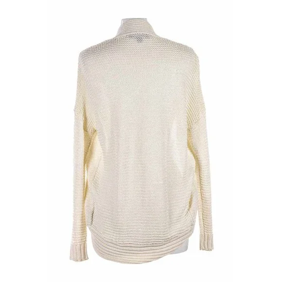 RL linen & silk white cardigan - S - Picture 6 of 6